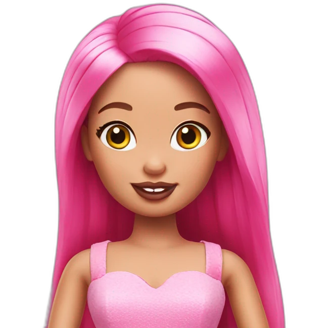 Pig barbie emoji