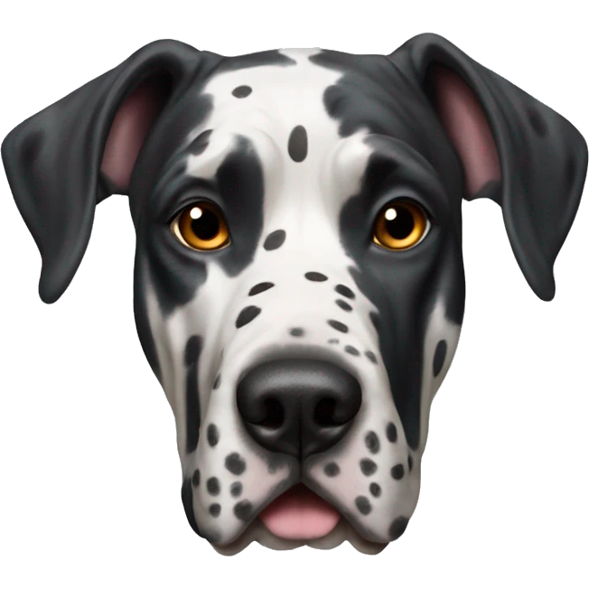 Harlequin Great Dane Dog emoji