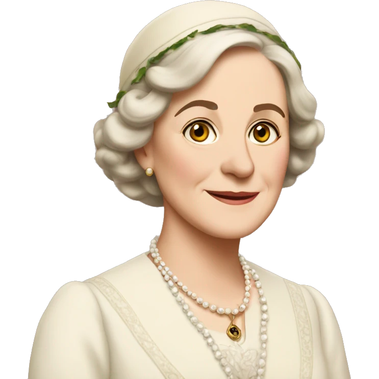 Edith Downton abbey Christmas emoji