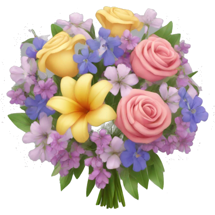 A beautiful bouquet of flowers emoji