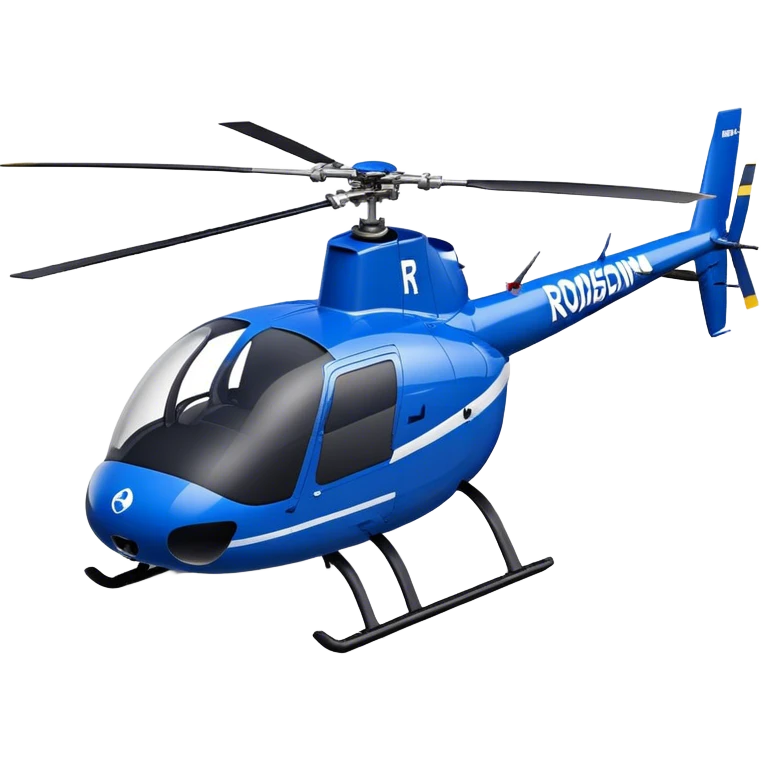 Robinson R44 - Robinson Helicopter Company (Model Year: 2021) (Iconic colour: Blue) emoji
