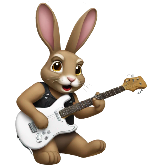 Rabbit rocker emoji