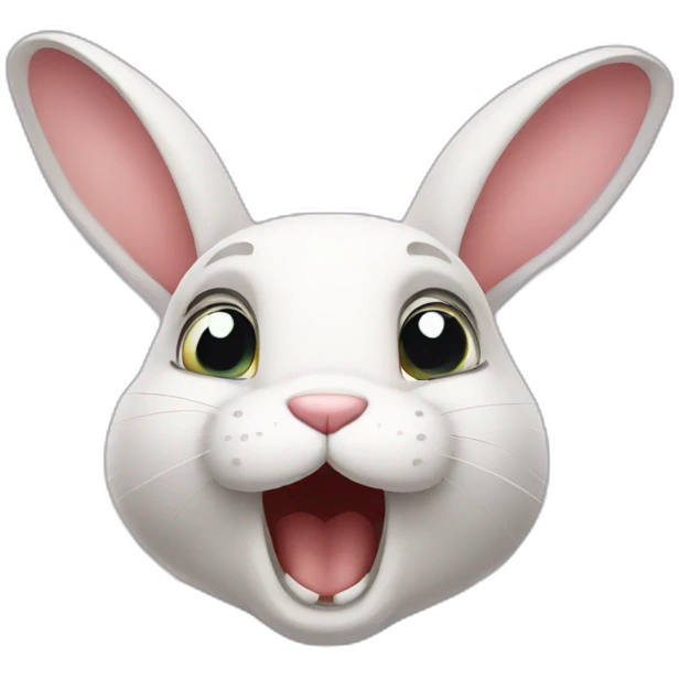 shocked bunny emoji
