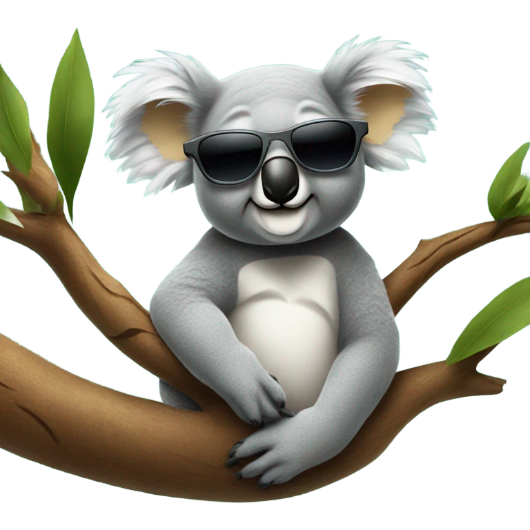 Koala with sunglasses  emoji