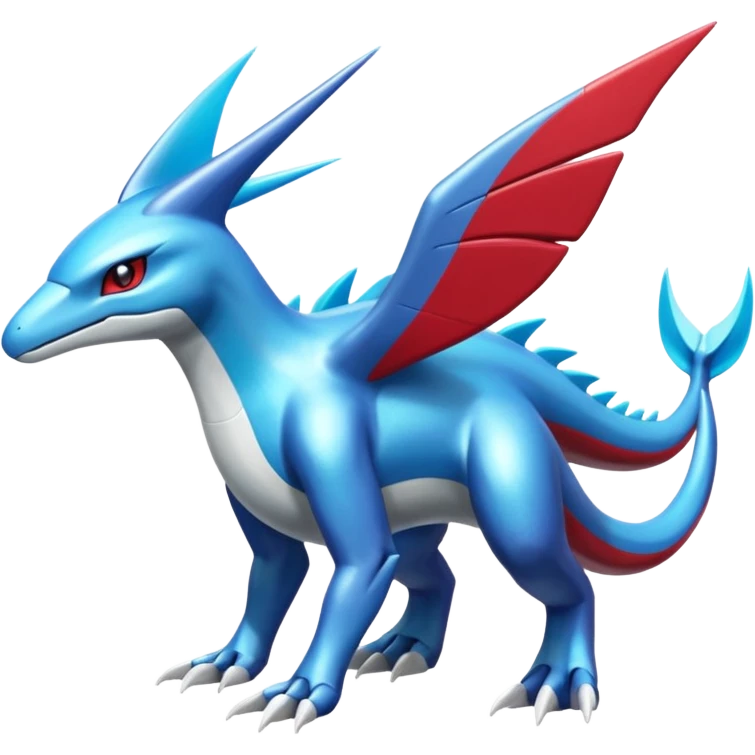 Iridescent shiny cyan red Palkia-Dialga-Latios-Latias-Salamence-Cresselia-fusion  emoji