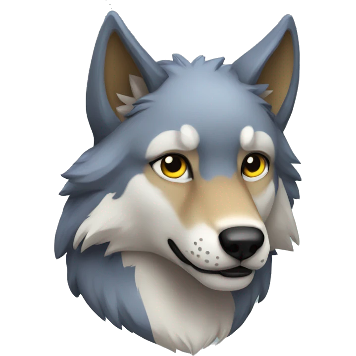 Anthro Wolf emoji