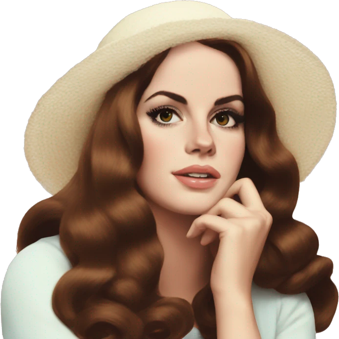 Lana Del Rey 60s aesthetic emoji