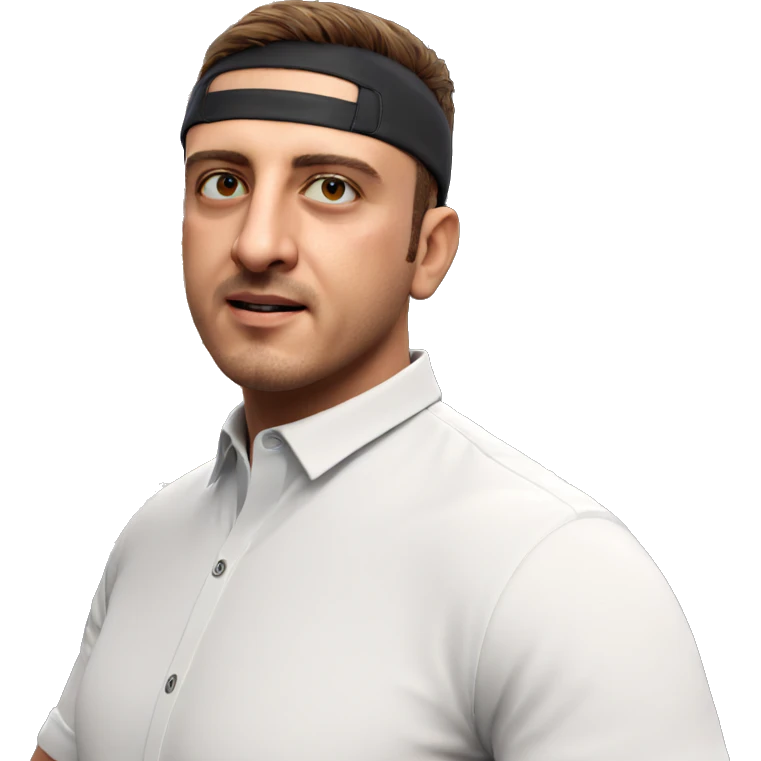 male in white shirt meme emoji