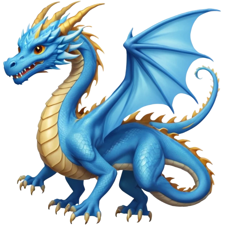 man riding light blue air elemental dragon emoji