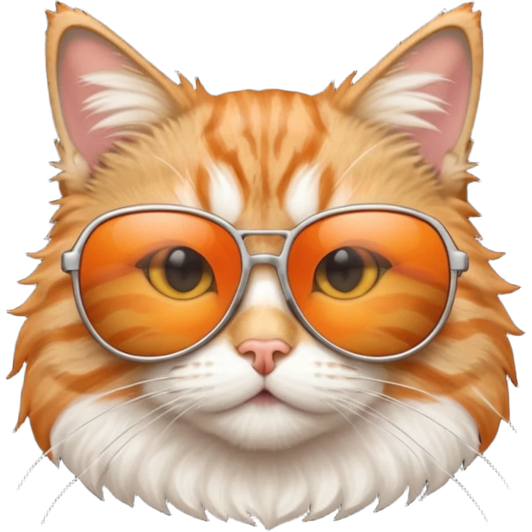 Cat wearing sunglasses emoji