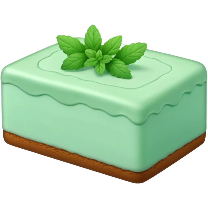 Mint cake emoji