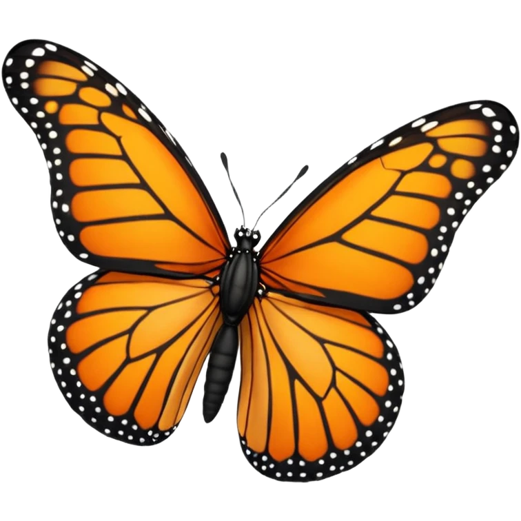 monarch butterfly emoji