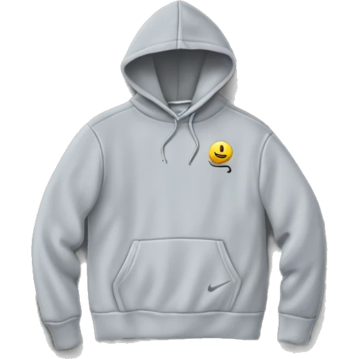 Grey Stussy Nike hoodie  emoji