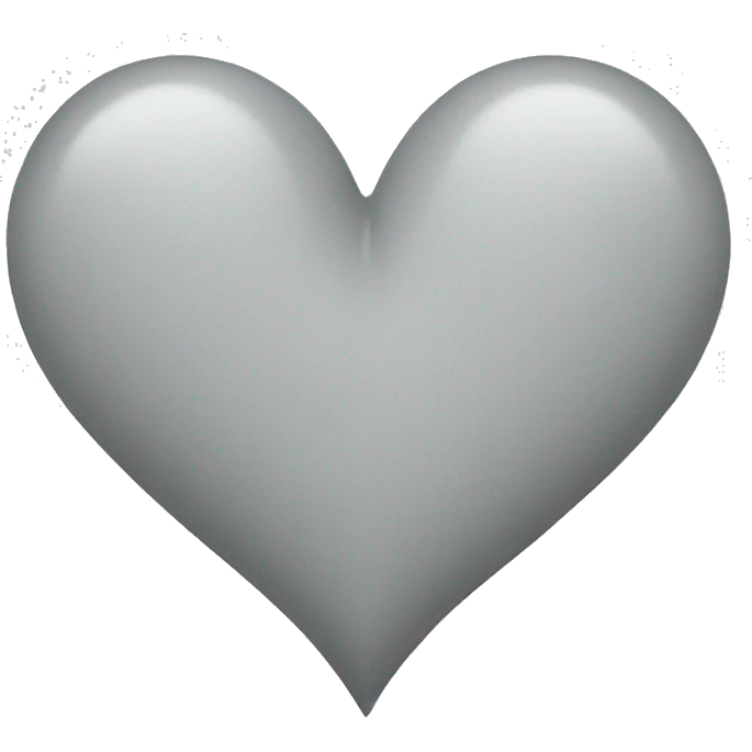Light grey heart emoji