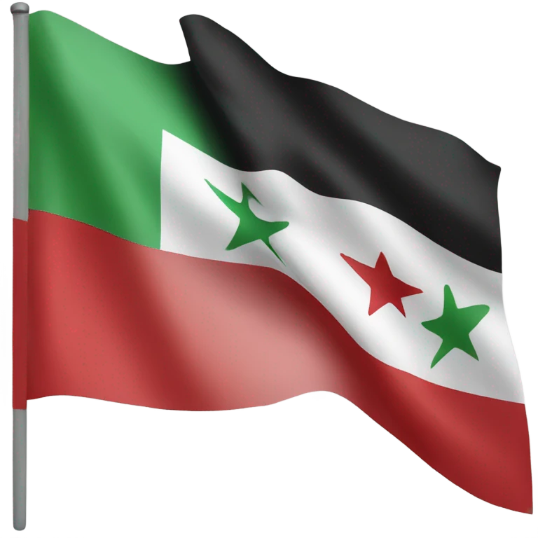 Independent Syria flag emoji