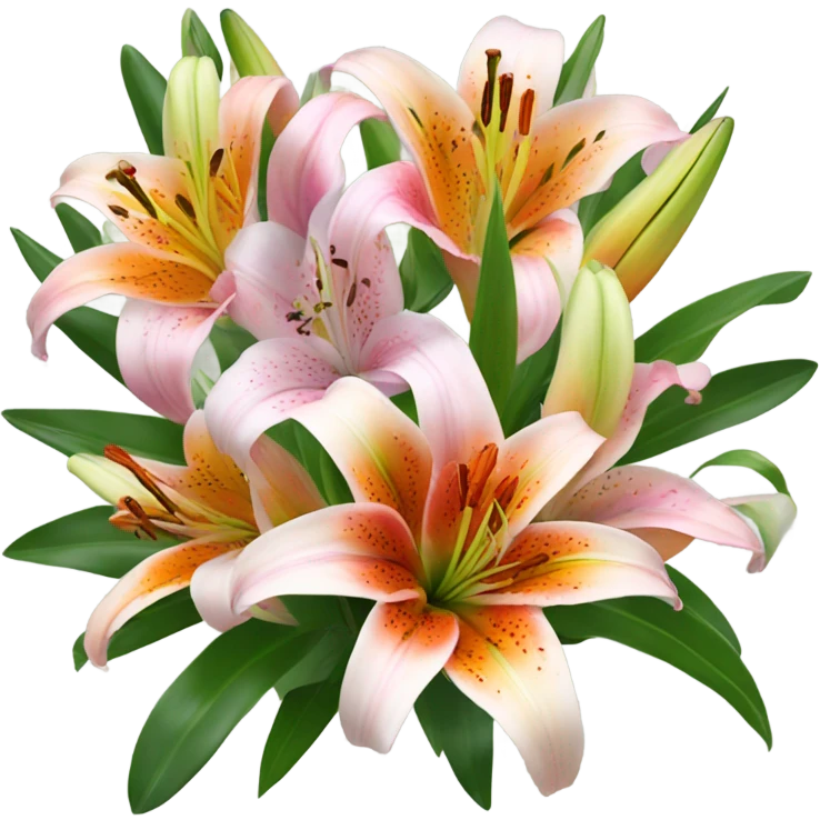 Lily bouquet  emoji