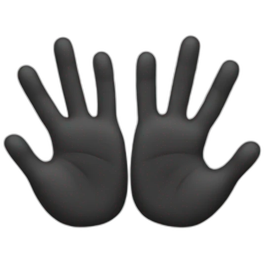 STOP HAND emoji