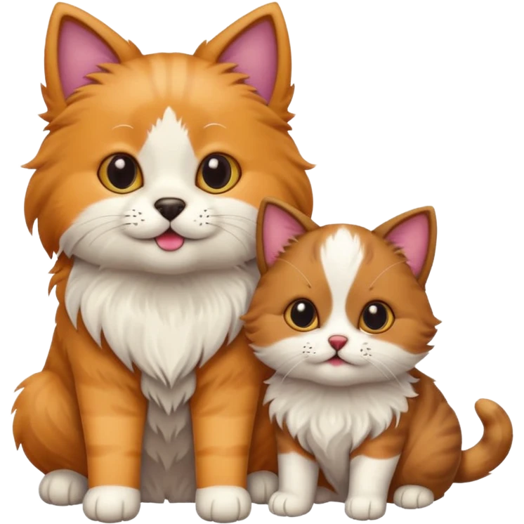 Cat and Dog emoji
