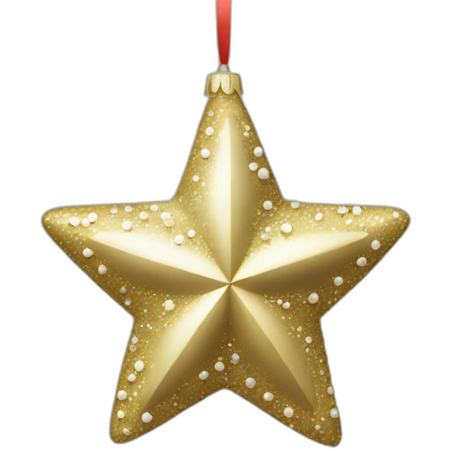 christmas decoration star emoji
