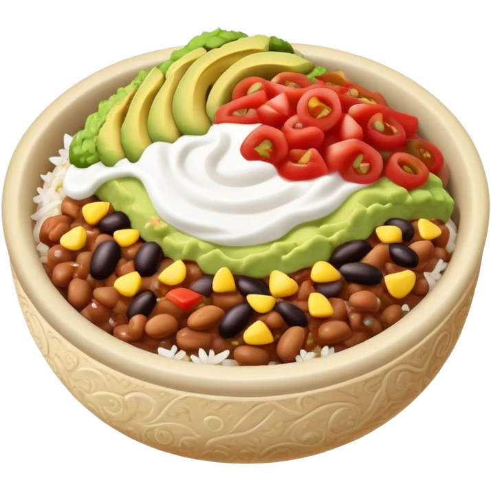 Burrito bowl emoji