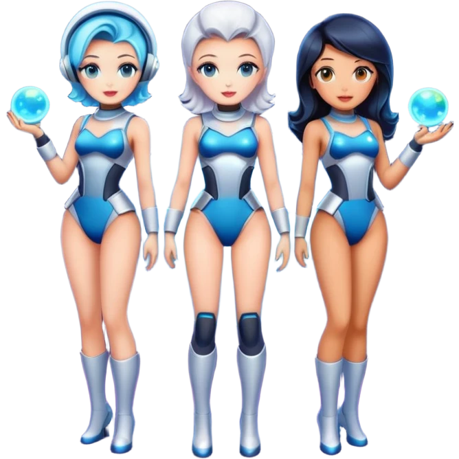 Nsfw, space girls  emoji