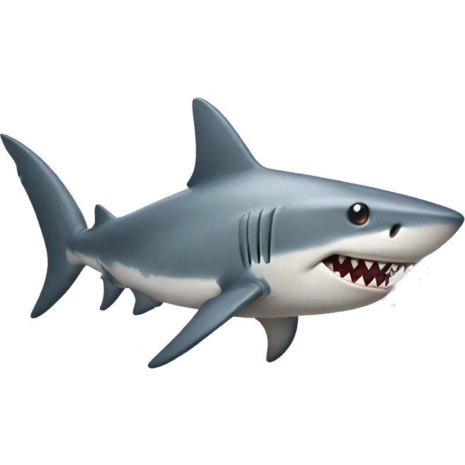 Shark with pants emoji