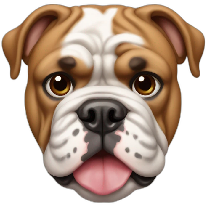 English bulldog emoji