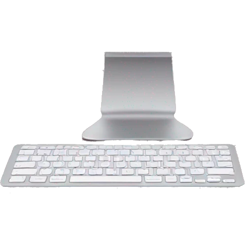 Mac (computer) with aesthetic background pink plants emoji