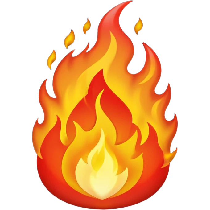 RED Fire emoji