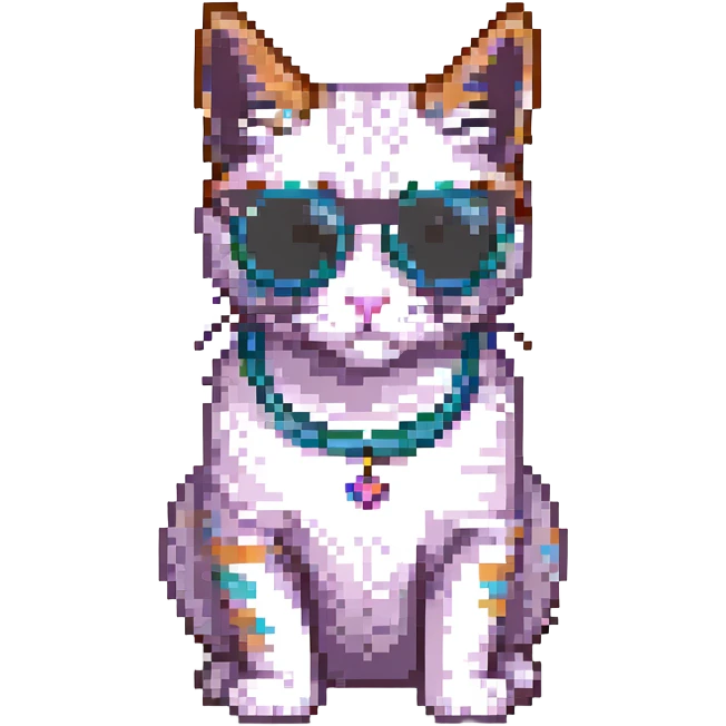 cat with cool sunglasses emoji