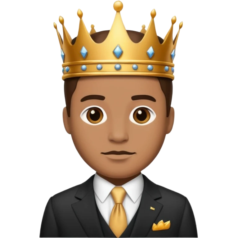 king with suit emoji