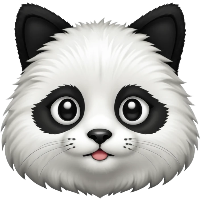 Cat with panda emoji