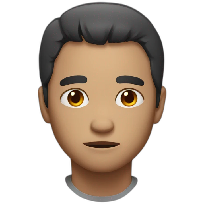 scary death stare emoji