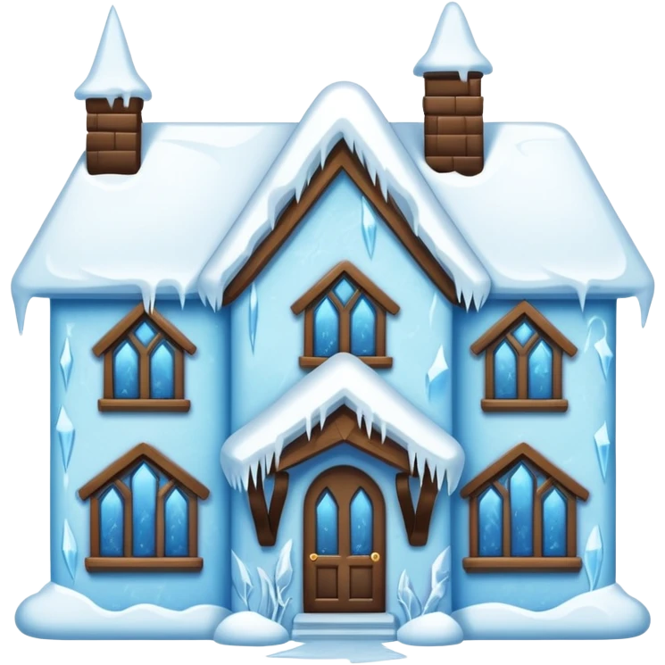 frozen houses emoji
