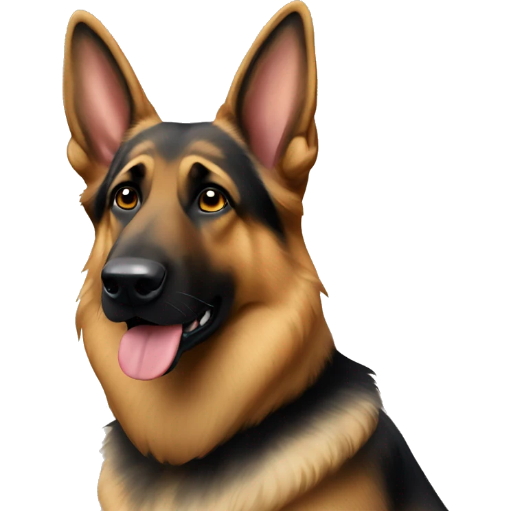 Sable German shepherd emoji