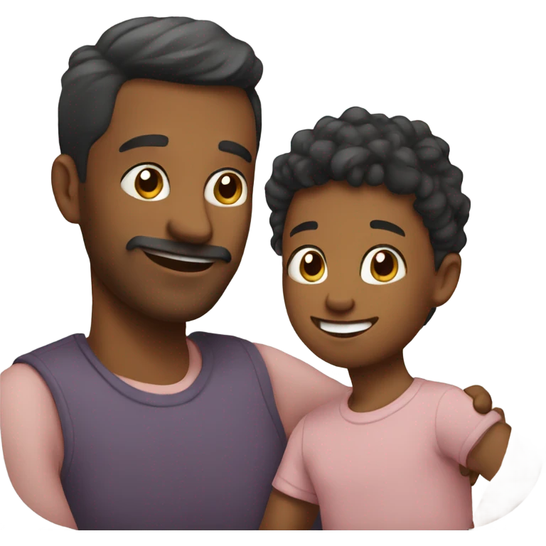 Dad with kids emoji