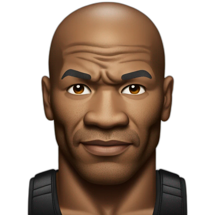 Mike Tyson face emoji
