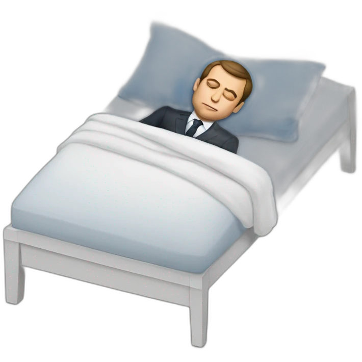 Macron-sleep emoji