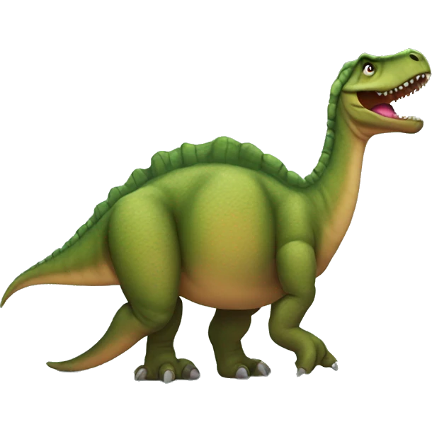 dinosour with big butt emoji
