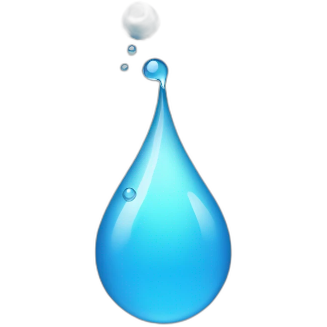 drop water emoji
