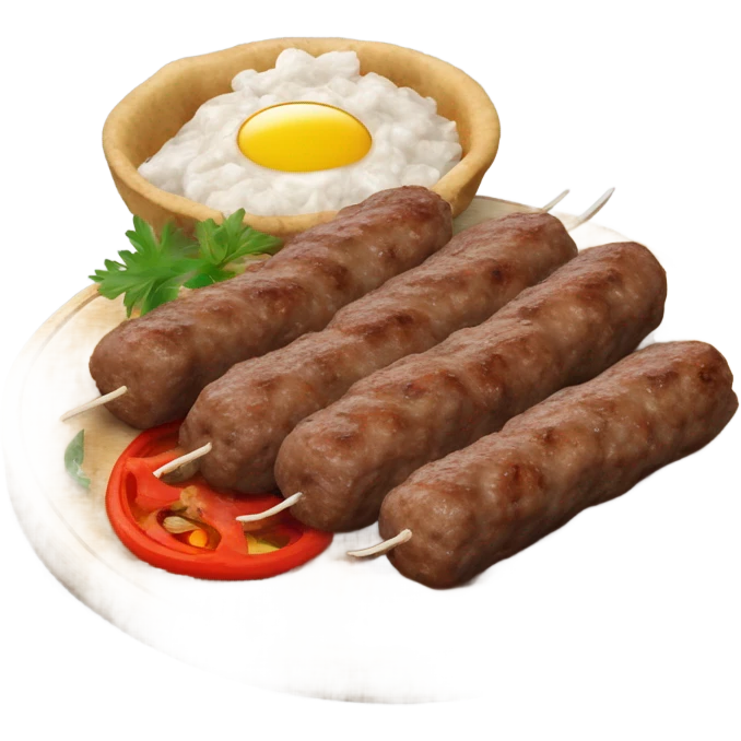 Traditional Sarajevo cevapi  emoji
