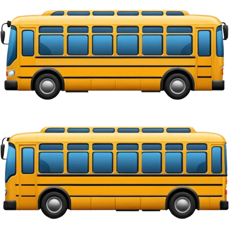 full-face bus and tram emoji