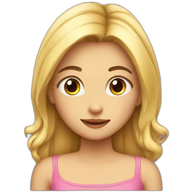 Girl, pretty emoji
