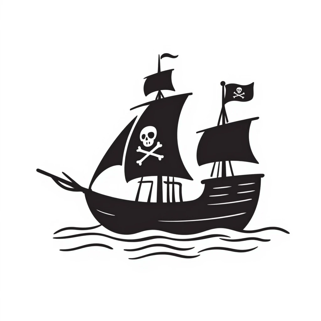 pirate ship emoji