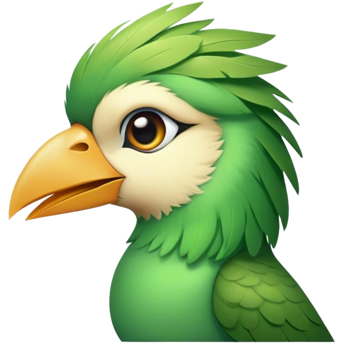 Bird smoking weed emoji