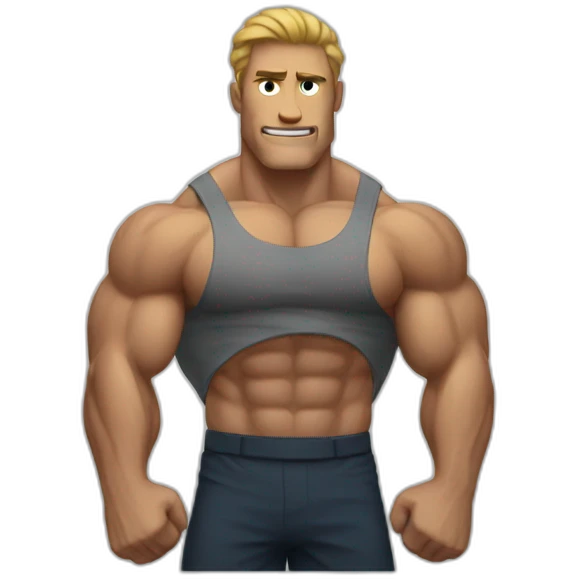 a strong bicep emoji