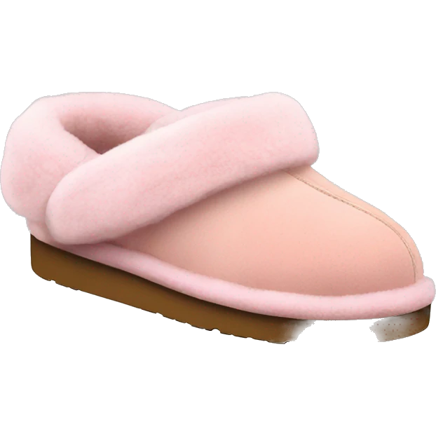 UGG slippers light pink emoji