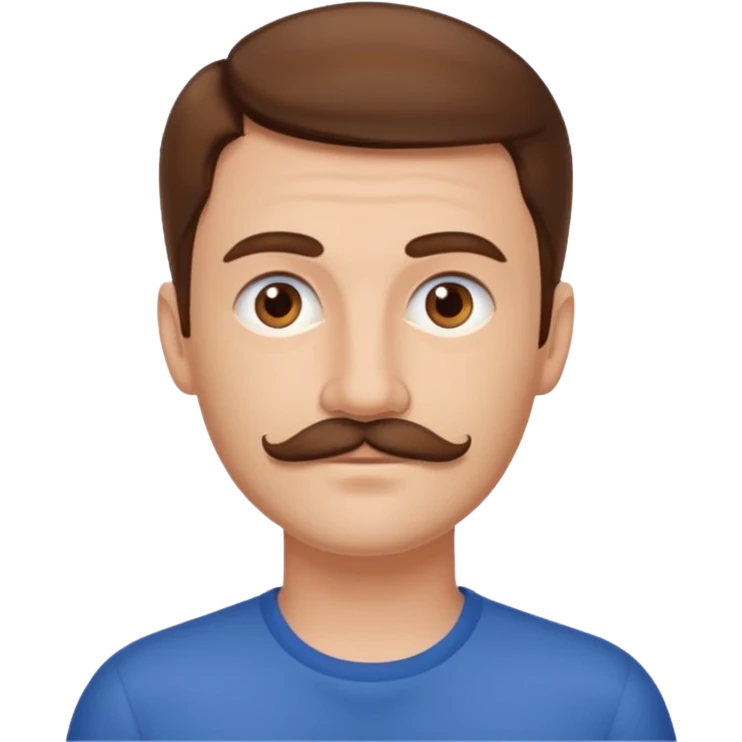 Thin Mustache Man emoji