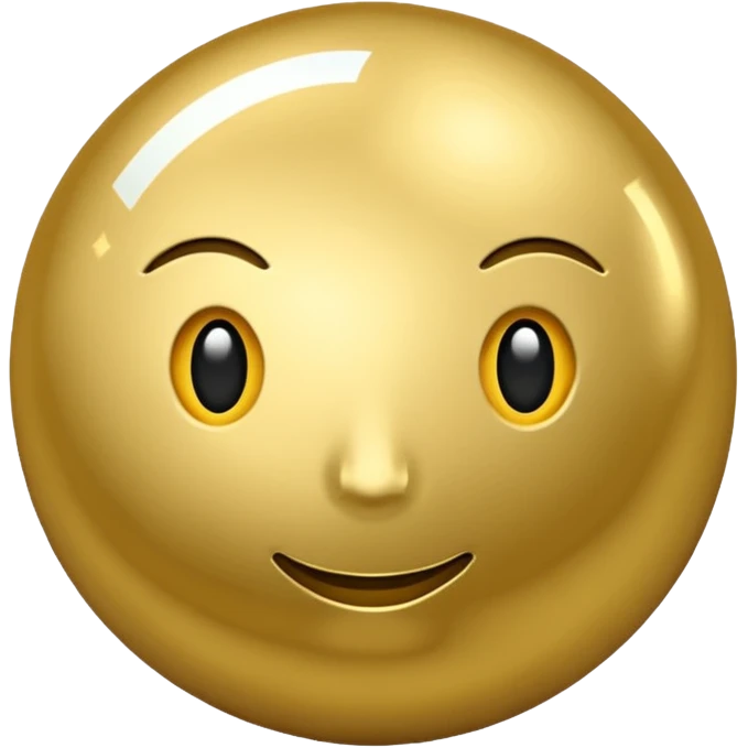Globus in Gold emoji