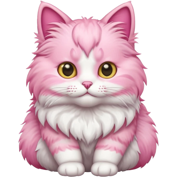 Pink cat emoji